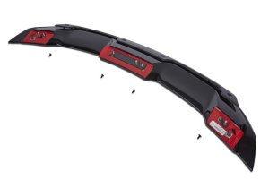 Ford Mustang Spoiler - Rear - Ford Racing - w/Gurney Flap - Gloss Black - `15-`23 Ford Mustang Spoiler - Rear - Ford Racing - w/Gurney Flap - Gloss Black - `15-`23